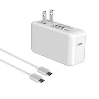 61W USB C charger Type C charger wall battery charger adapter for Apple macbook pro 12" 13" 2015 2016 2017 iphone Google Pixel Nintendo Game Boy Switch HuaWei Mate Book Xiaomi book Galaxy Note 6 Lumia