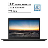 2020 NexiGo Upgraded ThinkPad T580 15.6 Inch FHD 1080P Business Laptop| Intel i5-7200U up to 3.1GHz| 32GB DDR4 RAM| 1TB SSD| Backlit Keyboard| FP Reader| Intel HD 620| HDMI| Bluetooth|Windows 10 Home