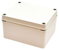 BUD INDUSTRIES PTS-25323 Plastic Enclosure, NEMA 4X, 10% Fiberglass, Multipurpose, Polycarbonate, 85 mm, 80 mm, 180 mm, IP67