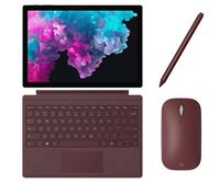 Microsoft Surface Pro 6 2 in 1 PC Tablet 12.3" (2736 x 1824) Touchscreen - Intel Core i5 (up to 3.40 GHz) - 8GB Memory - 128GB SSD - Fanless -Keyboard, Surface Pen and Mobile Mouse - Burgundy