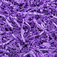 Gift Wrap Crinkle & Filler Paper Shred (Purple Shred 8 OZ)