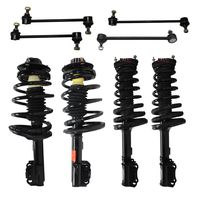 Detroit Axle Front & Rear Complete Loaded Strut & Spring Assembly, Full Set, Sway Bar End Links for 1997-2001 Toyota Camry [2.2L, 4-Cylinder Only] - 8pc Set