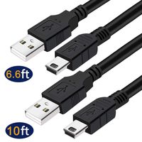 Mini-B USB Cable for Garmin GPS Navigator Nuvi 50lm 40lm 1300 255w 1350 500 205w 200 205 350 750 800 Gpsmap Navigon 2100 Streetpilot C330 Zumo 551 Charging Power Cord