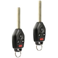 Key fits 2009 2010 2011 2012 2013 2014 Subaru Legacy & Outback Keyless Entry Remote (CWTWBU766, 4D-60), Set of 2