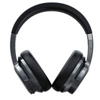 FiiO Noise Cancelling Bluetooth 5.0 Headphones EH3 NC: Wireless Bluetooth Over The Ear Headphones with aptX LL/aptX HD/LDAC/Mic Support,50 Hours Playertime for Travel/Work/Cellphone Black (Black)