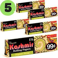 Kashmir Rolling Paper 100% Organic Hemp 1-1/4 Cigarette Rolling Papers - Made in The USA (5)