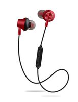 Wiw Bluetooth Headphones Wireless Earbuds Magnetic Stereo Earphones IPX4 Gym Earphones with Built-in Mic Red