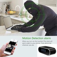 Spy Camera WiFi Hidden Camera,LFHIN Mini Clock 1080P Hidden Cameras Wireless IP Surveillance Camera for 145°Angle Night Vision Motion Detection for Protection and Surveillance of Your Home and Office