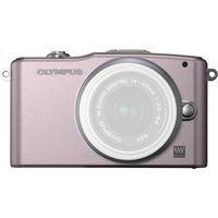 Olympus Pen E-PM1 EPM1 EPM-1 EP-M1 (Body Only) 12.3 MP Digital Camera with CMOS Sensor and 3 x Optical Zoom (Pink) (Body Only)