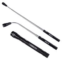 Magnet 3 LED Magnetic Pickup tool, Telescoping Flexible Extensible Led Flashlights,Perfect Mechianic pick-up tools gifts for men, 4 x LR44 Batteries (Included) 1Pack