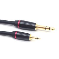 SiYear 3.5mm (1/8 inch) Male Stereo to 6.35mm (1/4 inch) Male TRS Audio Interconnect Cable for iPod, iPhone,Laptop,Home Theater Devices,Amplifiers and Guitar etc (1.5M/5FT)