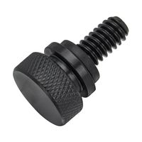 Amazicha Black Stainless Steel Seat Bolt Screw for Harley Davidson 1996-2019