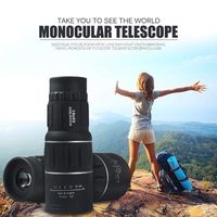 Bluefringe HD Monocular Telescope Shockproof Anti-Fog Night Vision 16X52 Black