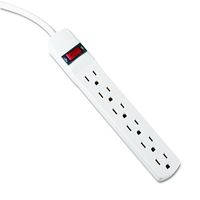 Innovera 73315 Six-Outlet Power Strip, 15-Feet Cord, Ivory