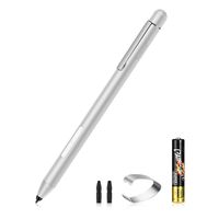 Nsiucion Surface Stylus Pen for Microsoft Surface Go, Surface Pro 3/4/5/6, Surface Laptop 1/2, Surface Book 1/2, Studio, Surface Pen 1024 Level Pressure (Silver)