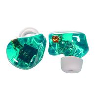 MAGAOSI Upgraded Version K5 5 BA Detachable Earphone High Fidelity Ear Canal Stereo Headphones (Green)