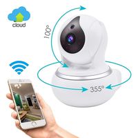 HD IP Security Camera with Night Vision, 720P Wireless Home Surveillance Camera Systems with Motion Detection, Pan/Tilt/Zoom & 2 Way Audio for Pet, Nanny Cam, Baby WiFi Monitor