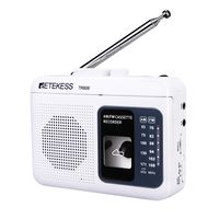 Retekess TR606 Cassette Player with Portable AM FM Radio Walkman Tape Player Recorder Support Standard 3.5mm Earphone Long Antenna