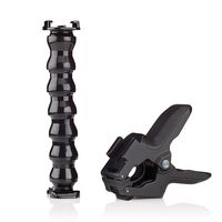 Jaws Flex Clamp Mount + Adjustable Neck for Gopro Hero 4 3 2 Camera Accessories