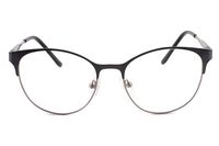 SHINU Cateye Blue Blocking Progressive Multifocus Computer Glasses Metal Frame-MAT8097(C1,0/250)
