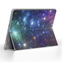 igsticker Ultra Thin Premium Protective Back Stickers Skins Universal Tablet Decal Cover for Microsoft Surface Go (2018) 011149 Space　Night Sky　Star