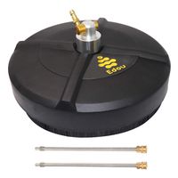 EDOU 15-Inch Pressure Washer Surface Cleaner with 2 Pressure Washer Extension Wand Attachment, 4000 PSI