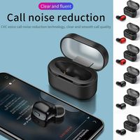 masite Wireless Earbuds Mini Auto Pairing in-Ear Stereo Earphone with Charging Case Earbud Headphones
