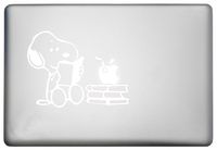 Snoopy Sticker MacBook Decal Air Pro Decal is a Snoopy Stickers Vinyl Decal. Laptop Sizes 11, 12, 13 and 15 inch. Looks Great with Your Snoopy Reading a Book Theme. Many Colors-White