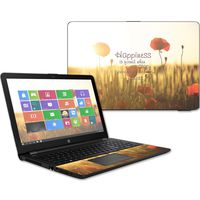 Mightyskins Skin Compatible with Hp 15t Laptop 15.6" (2017) - Be Happy | Protective, Durable, and Unique Vinyl Decal Wrap Cover | Easy to Apply, Remove, and Change Styles | Made in The USA