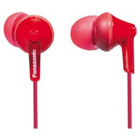 Panasonic Wired Earphones - Wired , Red  RP-HJE125E-R