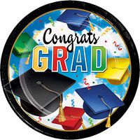 Graduation Celebration Paper Plates, 24 ct
