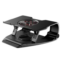 Adjustable Laptop Stand with Cooling Fan Portable with 2 USB Powered Ports Notebook Stand for Office Home and School