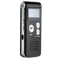 Multifunctional Rechargeable 8GB 650Hr Digital Audio Voice Recorder Dictaphone MP3 Player