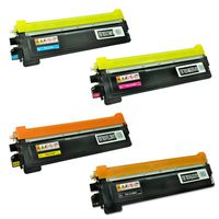 Speedy Toner Brother TN210 Laser Toner Replacement Cartridges Set of 4, CMYK
