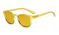 Eyekepper Ladies Blue Light Blocking Reading Glasses with Amber Tinted Filter Lens - Gradient Frame Computer Readers Women - Yellow-Green Frame +3.00