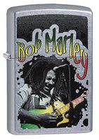 Zippo Bob Marley Street Chrome Lighter