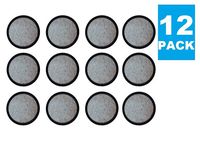 Premium Replacement Charcoal Water Filter Disks for Mr. Coffee Machines - 12 Pack