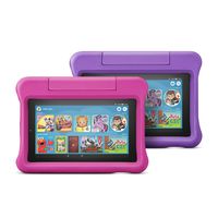 All-New Fire 7 Kids Edition Tablet 2-Pack, 16 GB, Pink/Purple Kid-Proof Case