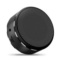 GerTong 1PCS Portable Wireless Bluetooth Speaker 18-Hour Playtime Built-in Mic AUX Line TF Card Slot HD Sound and Bass A5 Mini Bluetooth Subwoofer for iOS Android (Black)