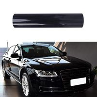 M J-AUTOPARTS High Gloss Vinyl Film Wrap Sticker Decal DIY Bubble Free Air Release + Free Tool Kit (Gloss Black, 24" X 60" in inches / 2 X 5 FT Feet)