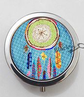 BlackKey Dream Catcher 3-Compartment Decorative Pocket Gift Box Case Organizer for Pill, Color 1 -1072