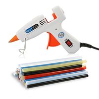 Lifegoo Upgraded Version Mini Hot Melt Gun Glue Kit with 40pcs Colored Glue Sticks for Kid DIY Small Craft Projects Quick Repairs 25-watt