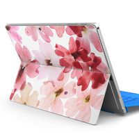 igsticker Ultra Thin Premium Protective Back Stickers Skins Universal Tablet Decal Cover for Microsoft Surface Pro 4/ Pro 2017/ Pro 6(2018) 011258 Flower　Flour　Watercolor