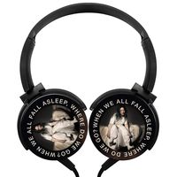 FASHionn Billie-When We All Fall Asleep Wired Stereo Headphone Earbuds Over Ear Bass Lightweight Portable Headphone