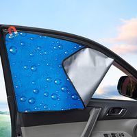 Side Window Sunshade Sun Shade for Car Window Double Thickness Auto Windshield Sunshades Universal Fit for driver UV protection 2 Pack