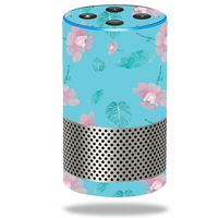 MightySkins Skin Compatible with Amazon Echo (2ND Gen) - Water Flowers | Protective, Durable, and Unique Vinyl Decal Wrap Cover | Easy to Apply, Remove, and Change Styles | Made in The USA