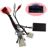 SWTNVIN JBL Adapter Harness Only  Applicable with JBL Speakers System Car Stereo in Toyota RAV4 with Android 9.0 System 2GB RAM 32GB ROM (16 PIN)