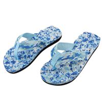 Hemlock Women Summer Beach Flip Flops Shoes Slipper Home Flip Flops (US:8, Blue)