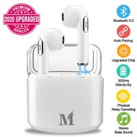 Wireless Earbuds with Charging Case,Bluetooth Earbuds with Mic for Running,Wireless Earphones Bluetooth Earphones with Microphone,Mini Sports Earbuds Sweatproof Compatible iOS Android Smartphone