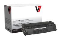 V7 V753A Remanufactured Toner Cartridge for HP Q7553A (HP 53A) - 3000 Page Yield